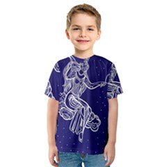 Virgo Zodiac Star Kids  Sport Mesh Tee