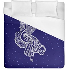 Virgo Zodiac Star Duvet Cover (king Size) by Mariart