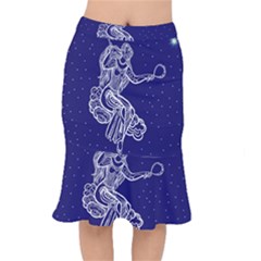 Virgo Zodiac Star Mermaid Skirt by Mariart