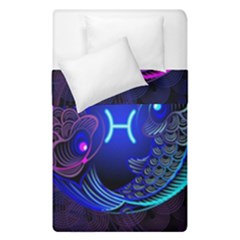 Sign Pisces Zodiac Duvet Cover Double Side (single Size) by Mariart