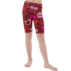 Xoxo! Kids  Mid Length Swim Shorts by Nexatart