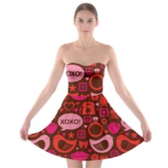 Xoxo! Strapless Bra Top Dress by Nexatart