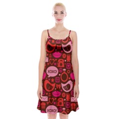 Xoxo! Spaghetti Strap Velvet Dress by Nexatart