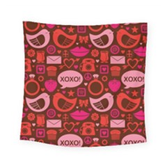 Xoxo! Square Tapestry (small) by Nexatart