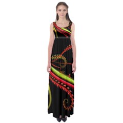 Cool Pattern Designs Empire Waist Maxi Dress by Nexatart