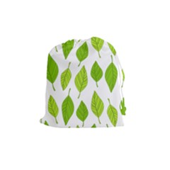 Spring Pattern Drawstring Pouches (medium)  by Nexatart