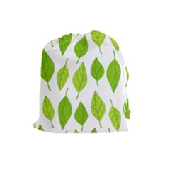 Spring Pattern Drawstring Pouches (large)  by Nexatart