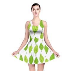 Spring Pattern Reversible Skater Dress by Nexatart