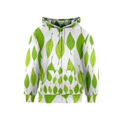 Spring Pattern Kids  Zipper Hoodie by Nexatart