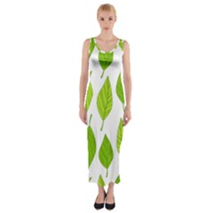 Spring Pattern Fitted Maxi Dress by Nexatart