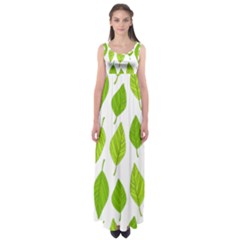 Spring Pattern Empire Waist Maxi Dress by Nexatart