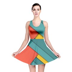 Color Schemes Material Design Wallpaper Reversible Skater Dress by Nexatart