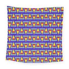 Seamless Prismatic Pythagorean Pattern Square Tapestry (large) by Nexatart