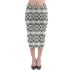 Abstract Camouflage Midi Pencil Skirt by dflcprints