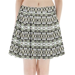 Abstract Camouflage Pleated Mini Skirt by dflcprints