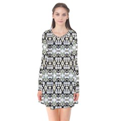 Abstract Camouflage Flare Dress by dflcprints