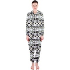 Abstract Ethnic Camouflage Hooded Jumpsuit (ladies) 