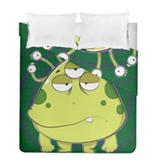 The Most Ugly Alien Ever Duvet Cover Double Side (full/ Double Size) by Catifornia