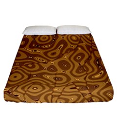 Giraffe Remixed Fitted Sheet (california King Size) by Nexatart