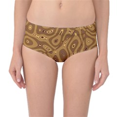 Giraffe Remixed Mid-waist Bikini Bottoms by Nexatart