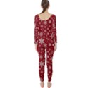 Merry Christmas Pattern Long Sleeve Catsuit View2