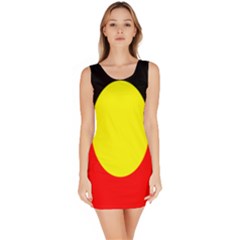 Flag Of Australian Aborigines Sleeveless Bodycon Dress by Nexatart