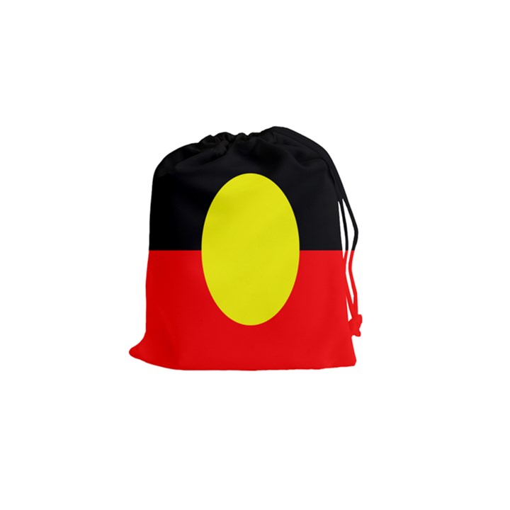 Flag Of Australian Aborigines Drawstring Pouches (Small) 