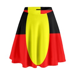 Flag Of Australian Aborigines High Waist Skirt