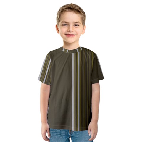 Lines Kids  Sport Mesh Tee by ValentinaDesign