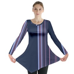 Lines Long Sleeve Tunic  by ValentinaDesign