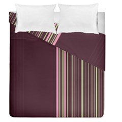 Lines Duvet Cover Double Side (queen Size) by ValentinaDesign