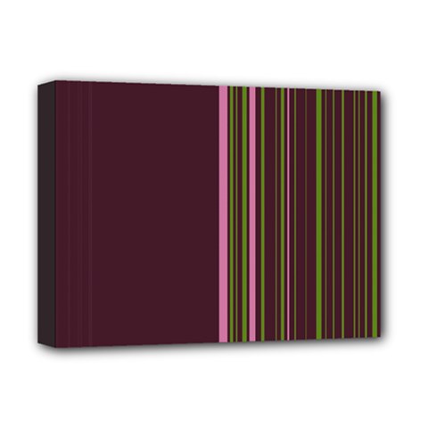 Lines Deluxe Canvas 16  X 12   by ValentinaDesign