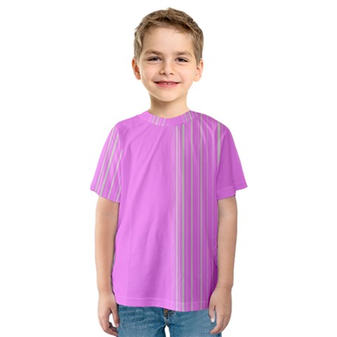 Lines Kids  Sport Mesh Tee by ValentinaDesign