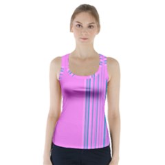 Lines Racer Back Sports Top by ValentinaDesign