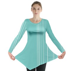 Lines Long Sleeve Tunic  by ValentinaDesign