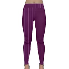 Lines Classic Yoga Leggings by ValentinaDesign