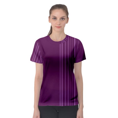 Lines Women s Sport Mesh Tee by ValentinaDesign