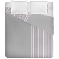 Lines Duvet Cover Double Side (california King Size) by ValentinaDesign