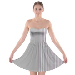 Lines Strapless Bra Top Dress by ValentinaDesign