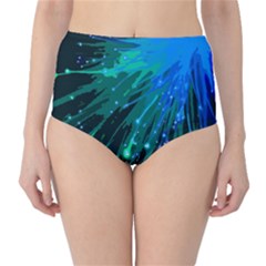 Big Bang High-waist Bikini Bottoms by ValentinaDesign