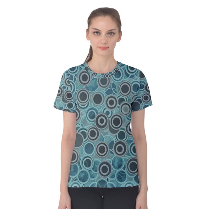 Abstract Aquatic Dream Women s Cotton Tee