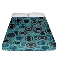 Abstract Aquatic Dream Fitted Sheet (queen Size) by Ivana