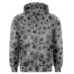 Abstract Grey End Of Day Men s Zipper Hoodie by Ivana