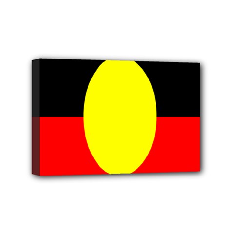 Flag Of Australian Aborigines Mini Canvas 6  X 4  by Nexatart