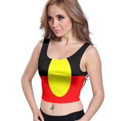 Flag Of Australian Aborigines Crop Top by Nexatart