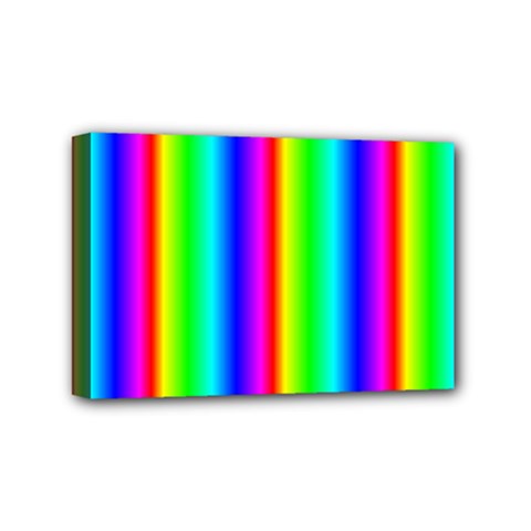 Rainbow Gradient Mini Canvas 6  X 4  by Nexatart