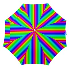 Rainbow Gradient Straight Umbrellas by Nexatart