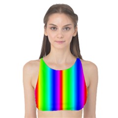 Rainbow Gradient Tank Bikini Top by Nexatart