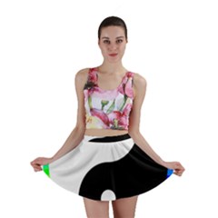 Rainbow Around Yinyang Mini Skirt