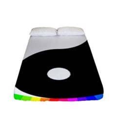 Rainbow Around Yinyang Fitted Sheet (Full/ Double Size)